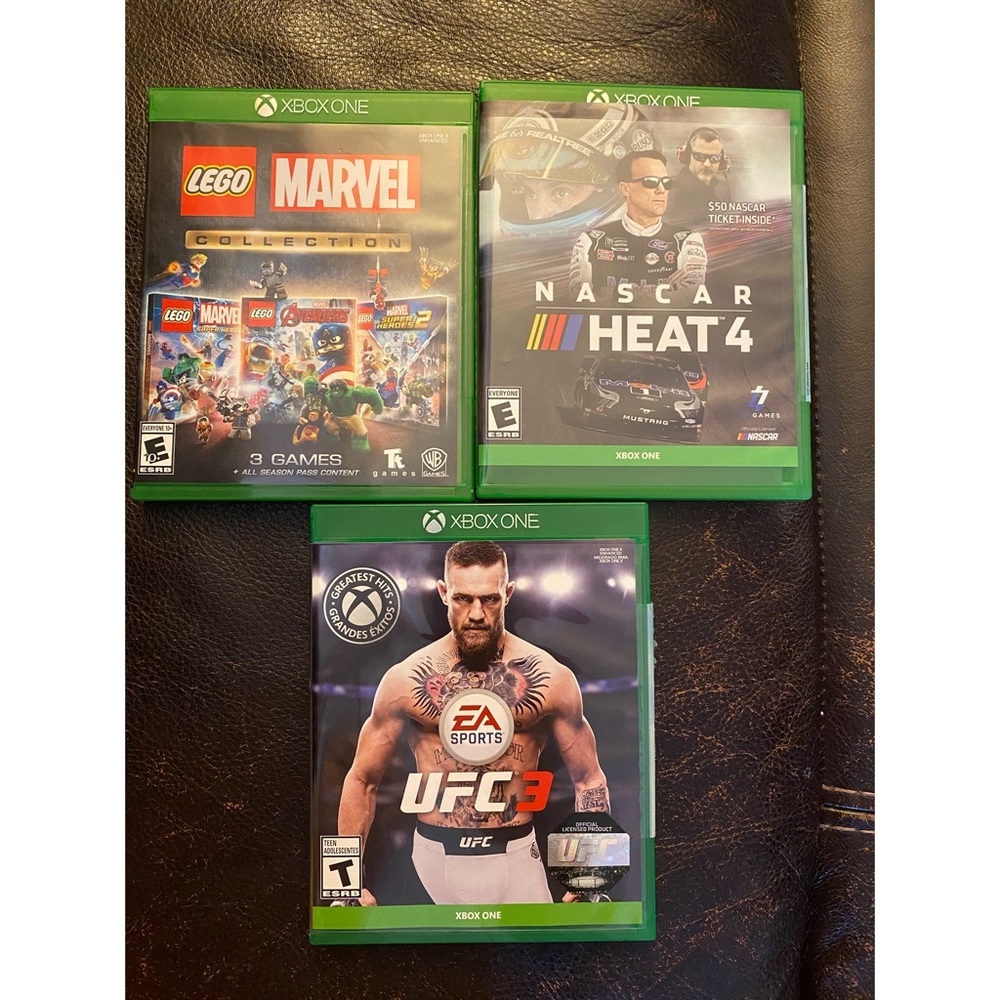 3 Xbox one games
